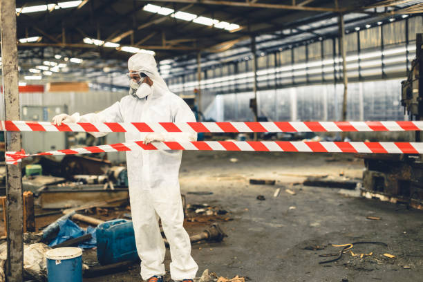 Professional Odor Removal technician working in Danciger, TX